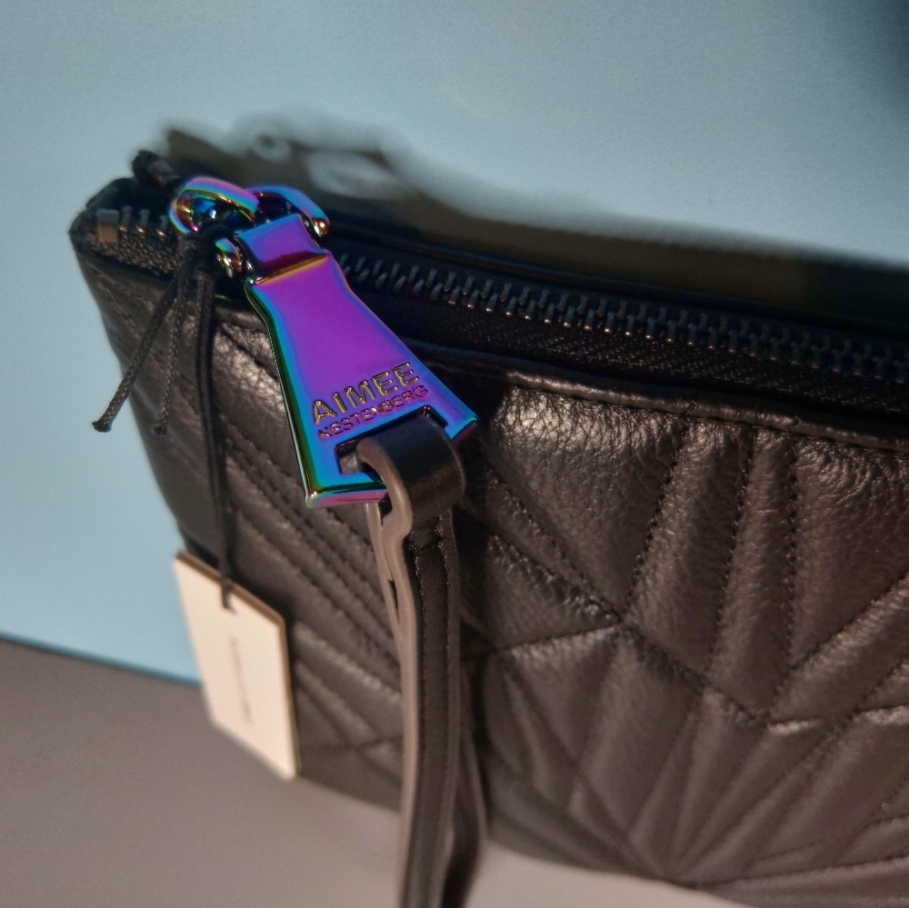 Aimee Kestenberg Black Clutch Purse - Picture 3 of 11